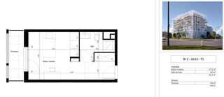  Appartement à louer 1 pièce 21 m²