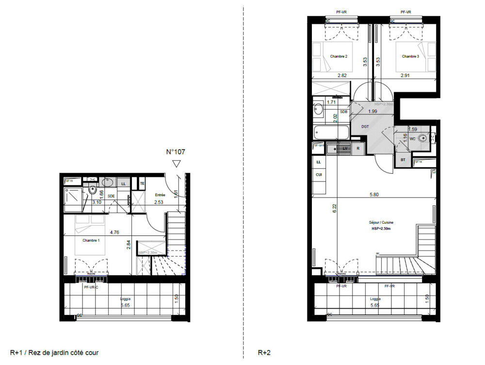 Appartement 4 pièces de 77.96 m² - Saint-Germain-en-Laye