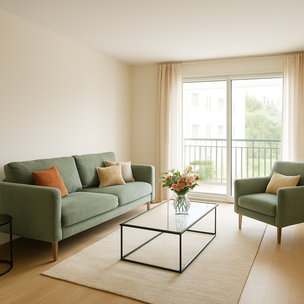 Appartement 3 pièces de 59 m2 (Pessac)