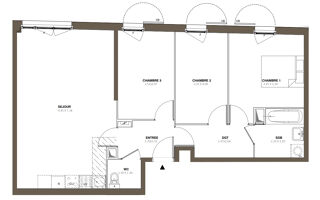  Appartement à vendre 4 pièces 77 m²