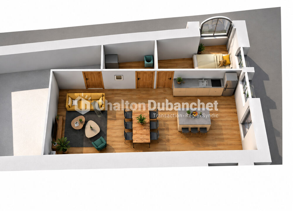 Cave a transformer en appartement ou commerce à Roanne 91 m2