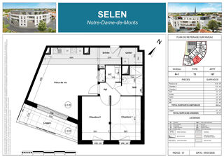  Appartement � vendre 3 pi�ces 70 m�