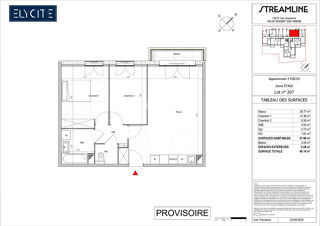  Appartement � vendre 3 pi�ces 58 m�