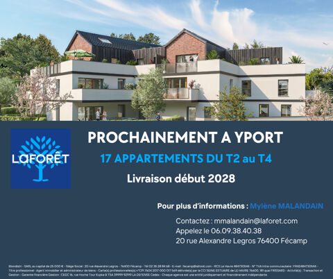   PROCHAINEMENT � YPORT LANCEMENT COMMERCIAL Appartement