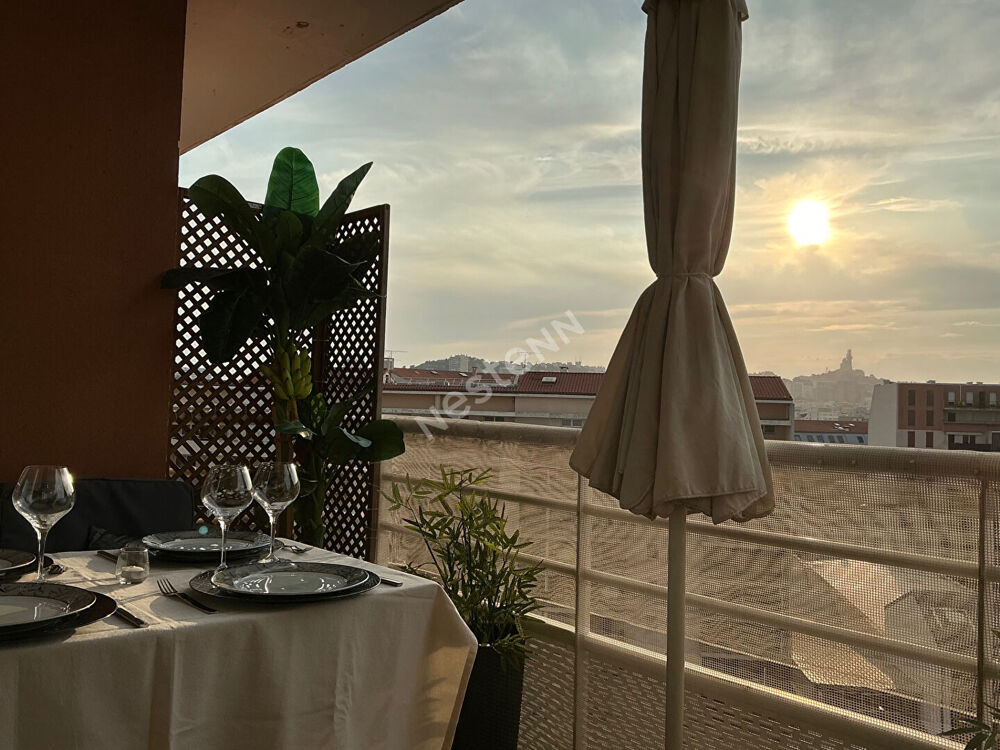Appartement 95 m² T4 Marseille 8èm Prado Dernier Etage, Box double Terrasse vue Dégagée