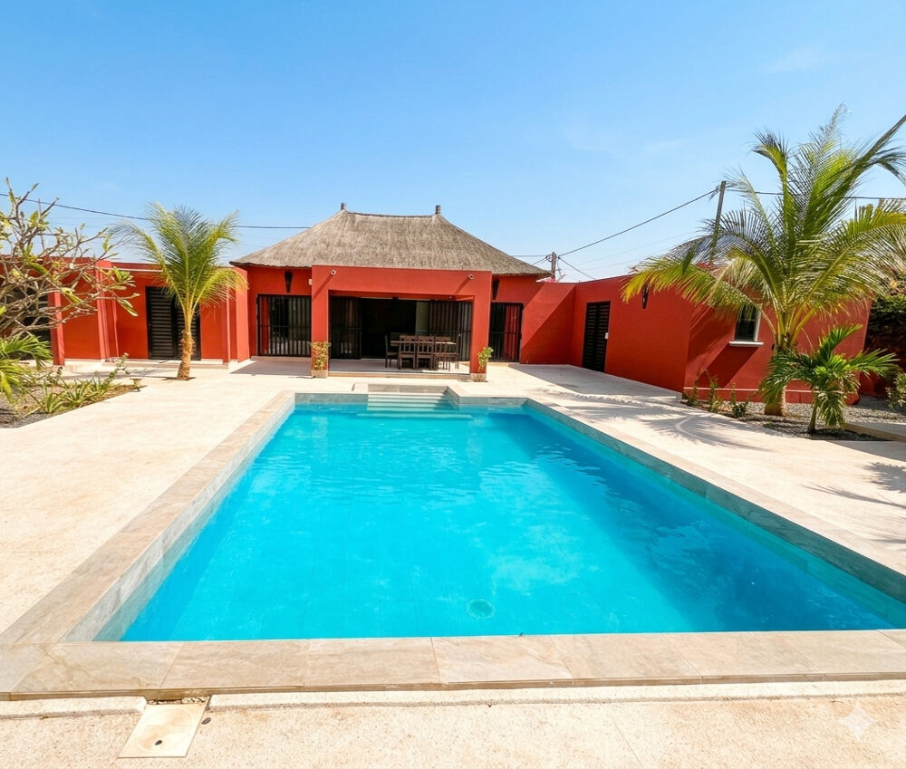 Vente Maison EN RESIDENCE DE STANDING, VILLA  ETAT NEUF, 3 CHAMBRES SUR UN BEAU TERRAIN ARBORE DE 1000 M2 Nguerigne (Senegal)