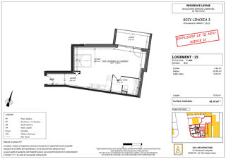  Appartement � vendre 1 pi�ce 40 m�