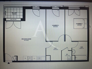  Appartement  vendre 3 pices 69 m