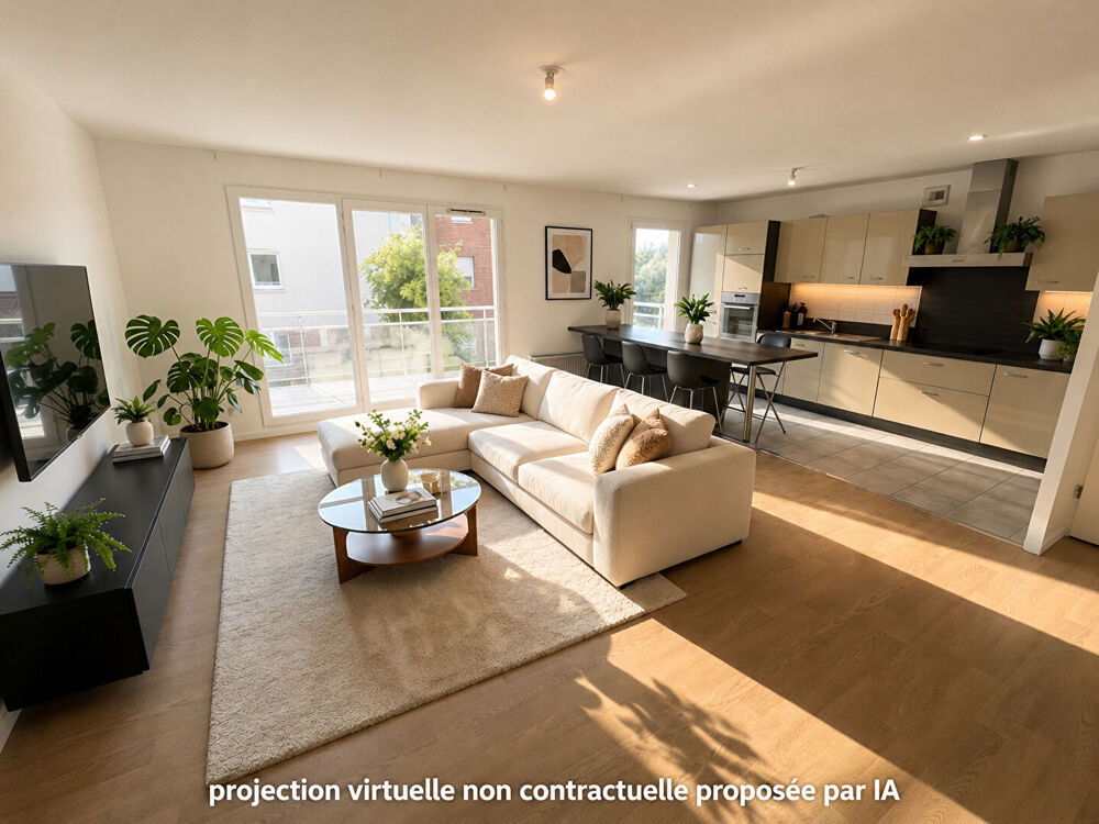 Vente Appartement Appartement Loos 4 pièces - 96m² - terrasse 16m² - 2 salles d'eau - garage et parking Loos