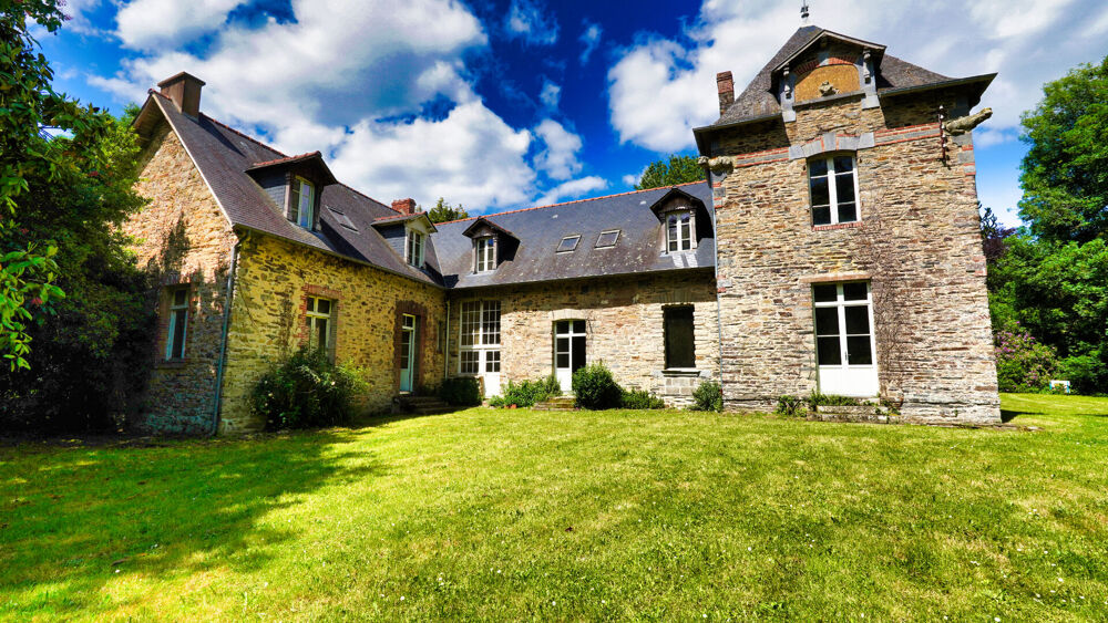 MORBIHAN - Proche REDON - Manoir à rénover avec 1,7 hectares au bord de la riviere