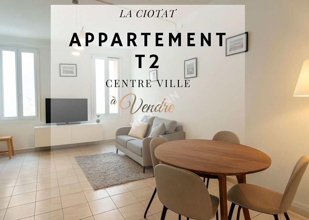 Appartement La Ciotat de 2 pièces de 38 m² en Centre Historique