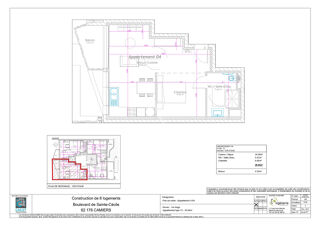  Appartement  vendre 2 pices 39 m