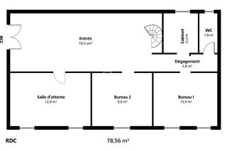  Appartement  vendre 4 pices 79 m