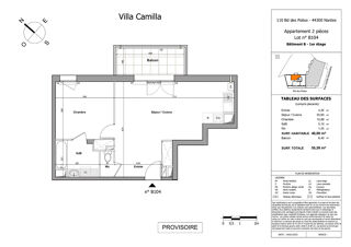  Appartement � vendre 2 pi�ces 42 m�