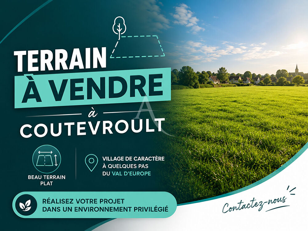 Vente Terrain Terrain Coutevroult 282 m2 Coutevroult