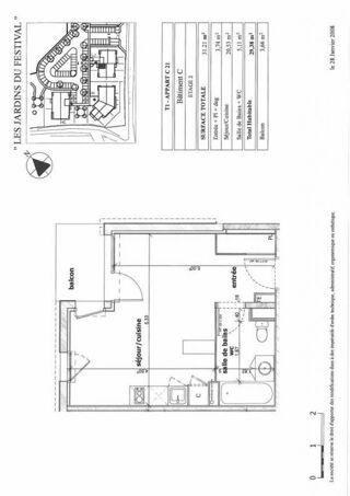  Appartement à louer 1 pièce 30 m²