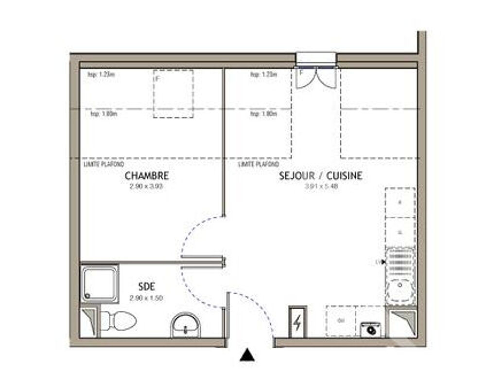 Appartement a louer villiers-le-bel - 2 pièce(s) - 31 m2 - Surfyn