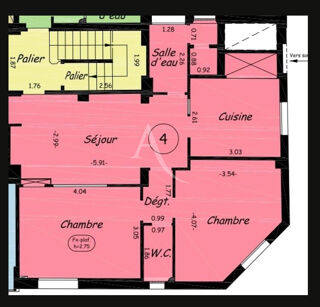  Appartement � vendre 3 pi�ces 57 m�