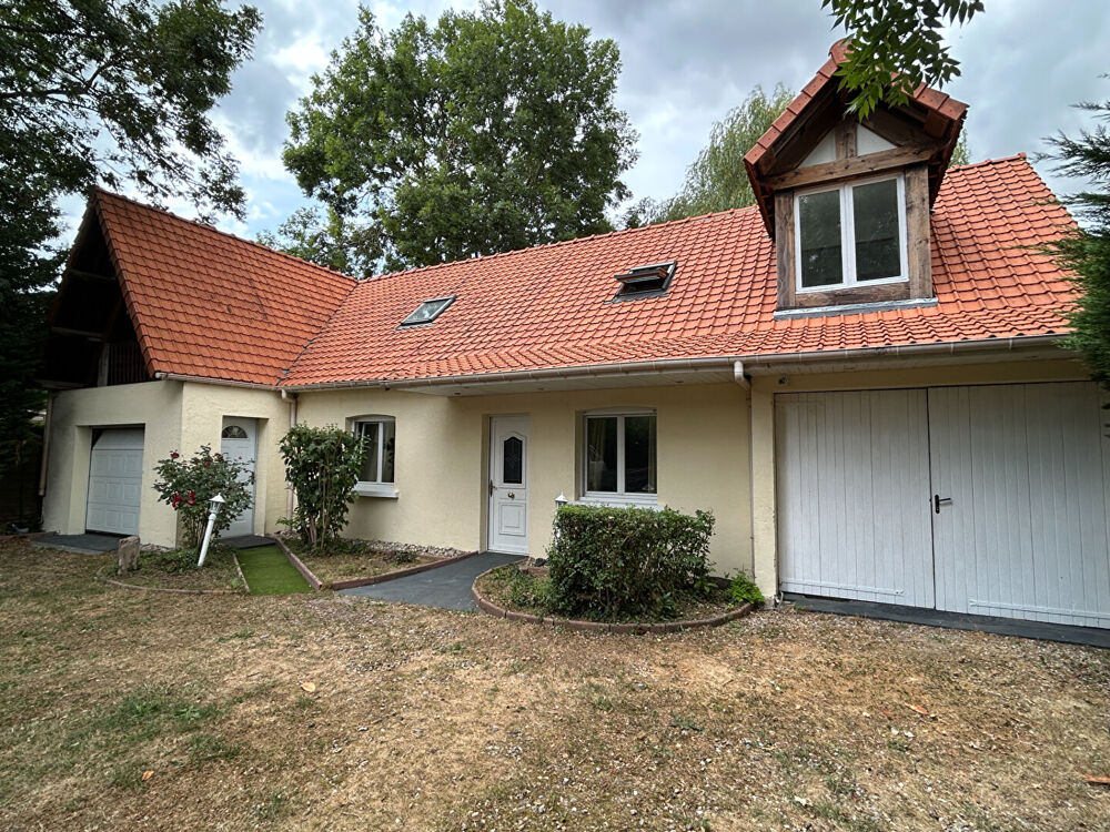 Pavillon 4 pièces - 3 chambres - 2 garages - jardin - Domvast