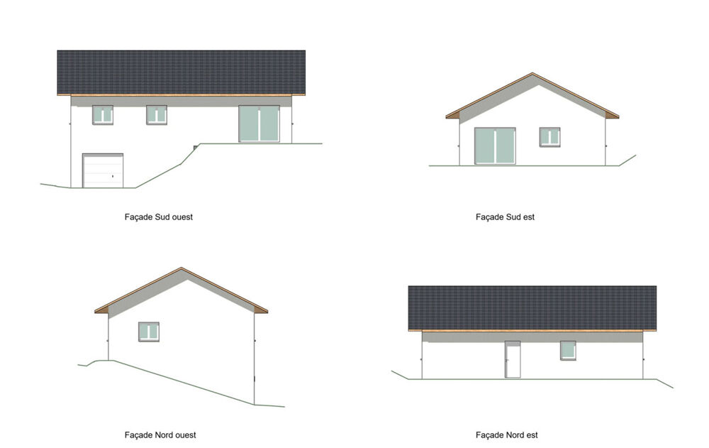 CLARAFOND ARCINE _ Projet de construction sur terrain d'environ 780 m² (libre de constructeur)