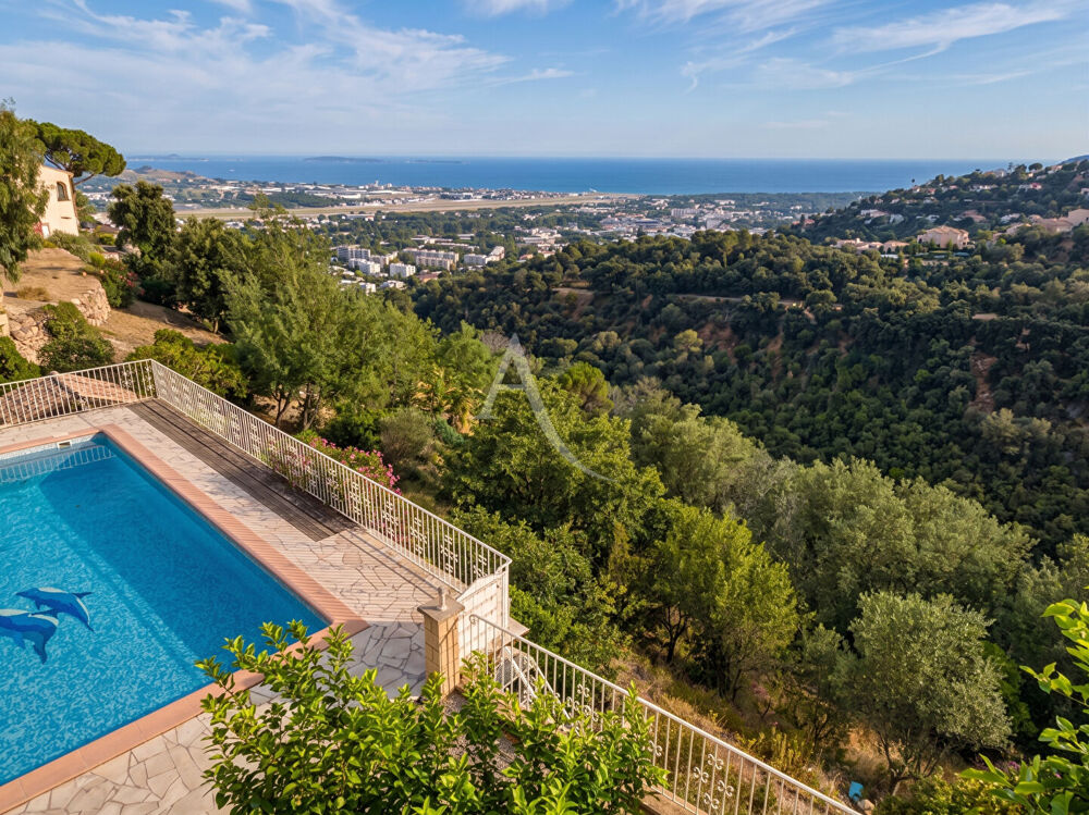 Vente Maison VILLA 6/7 pièces avec piscine, MAGNIFIQUE VUE MER et ILES ! Mandelieu la napoule