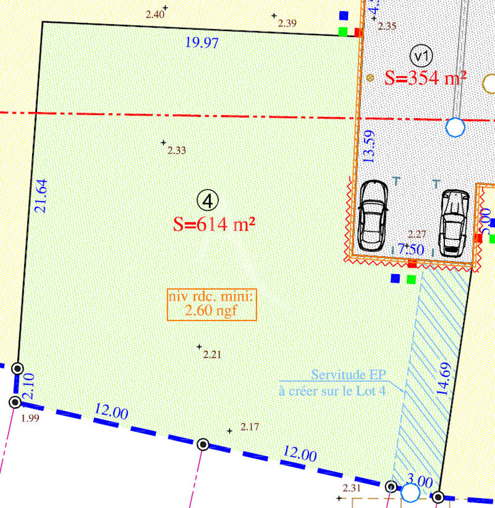 Vente Terrain Terrain Saint Jean De Monts 614 m2 Saint jean de monts