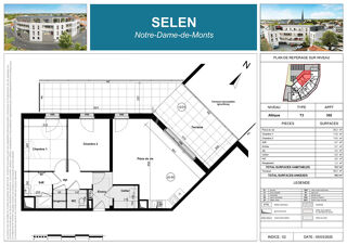  Appartement  vendre 3 pices 71 m