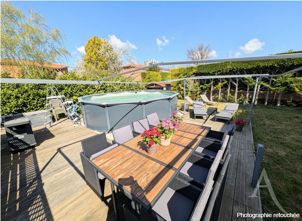 127 m² avec jardin de 480 m², piscine et immense garage - L'esprit maison à Saint-Orens