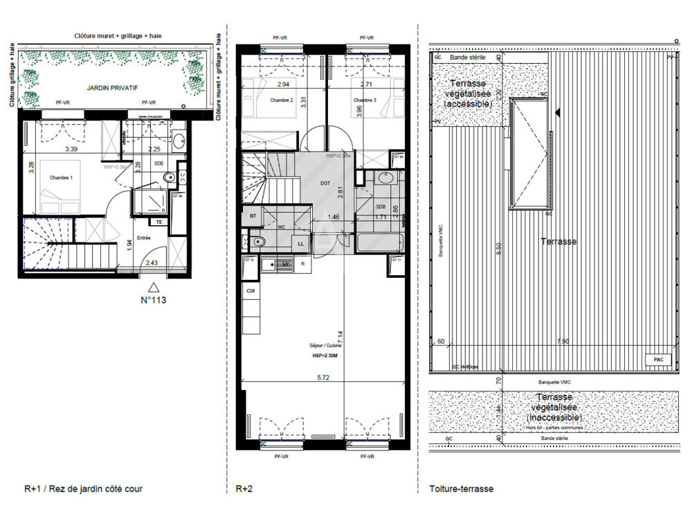 Appartement 4 pièces de 91.49 m² - Saint-Germain-en-Laye