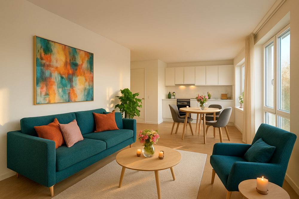 Appartement 2 pièces de 42 m2 (Fontaine-le-Comte)