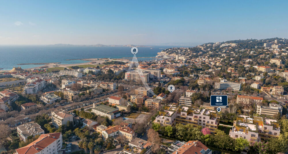 Appartement neuf de type 2 situé à Marseille 13008