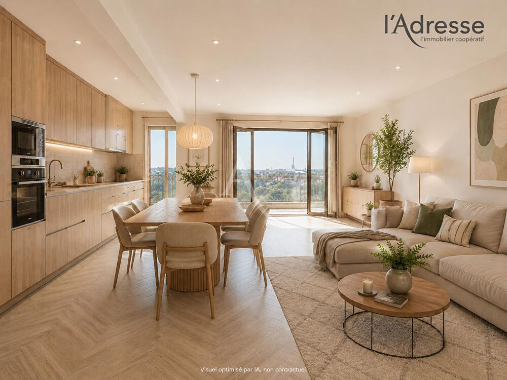 Vente Appartement PUTEAUX/Pont de Neuilly 3 pièces dernier étage balcon cave box Puteaux