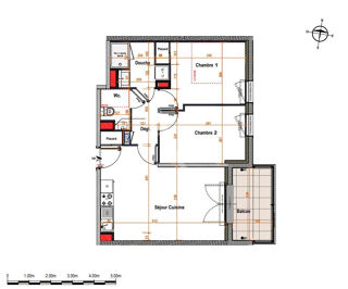  Appartement à vendre 3 pièces 54 m²