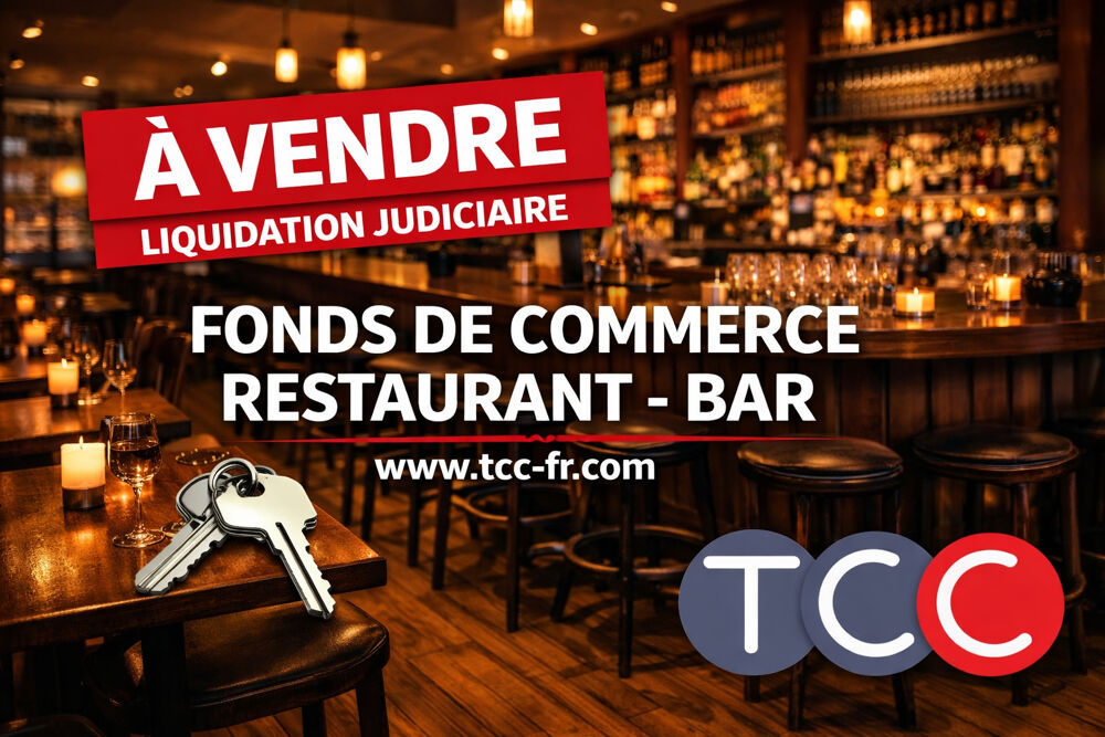   Restaurant 35 places,  liquidation judiciaire 