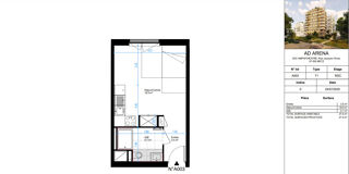  Appartement � vendre 1 pi�ce 28 m�