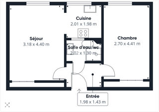  Appartement � vendre 2 pi�ces 37 m�