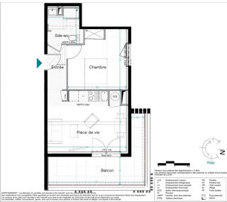  Appartement à vendre 2 pièces 38 m²