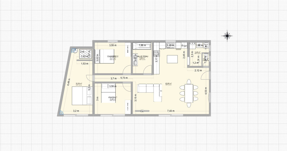 RARE !! Grange + 500 m² de terrain à 2 min du centre de Sénas !