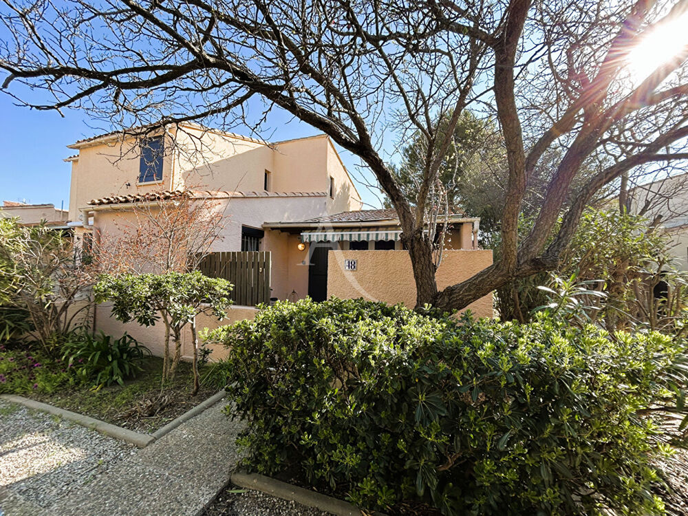Charmante Maison 3 faces type T2 Port Leucate