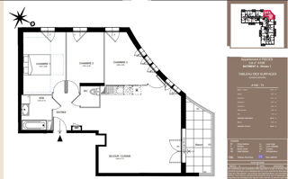 Appartement à vendre 4 pièces 1 m²