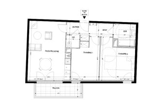  Appartement à vendre 3 pièces 63 m²