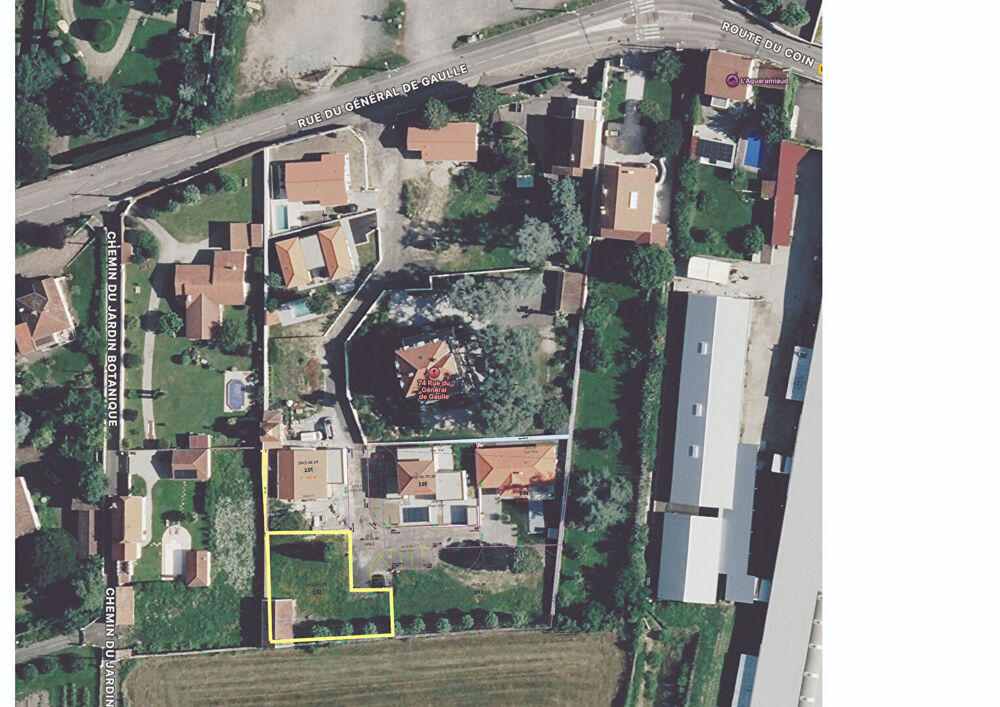 Vente Terrain Sur les hauteurs de St Chamond au pied du Pilat Terrain plat constructible et viabilisé de 642m2 - libre constructeur Saint chamond