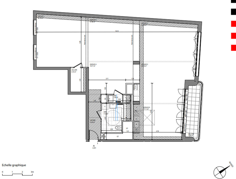 Vente Appartement 3 pièces de 144m² à restructurer ou Professions libérales - L13 & L14 - Saint-Ouen Saint ouen sur seine