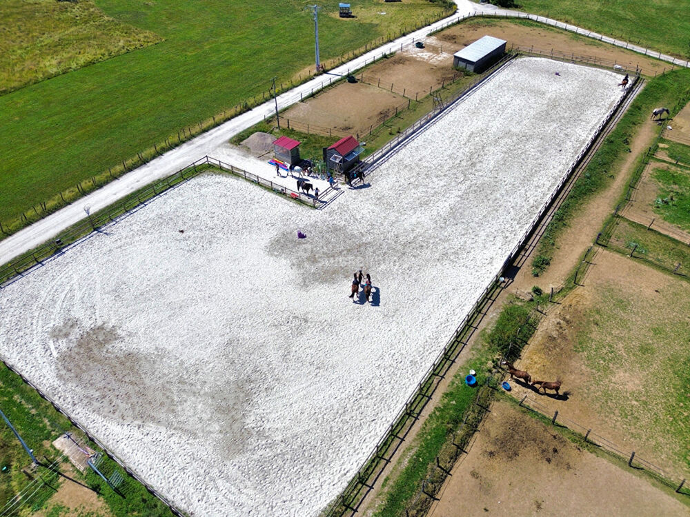 CENTRE EQUESTRE AVEC MANEGE COUVERT ET CABINET D'EQUITHERAPIE