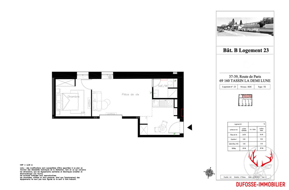 Vente Maison Tassin-la-Demi-Lune Vente en bloc 5 appartements 241 m² Tassin la demi lune