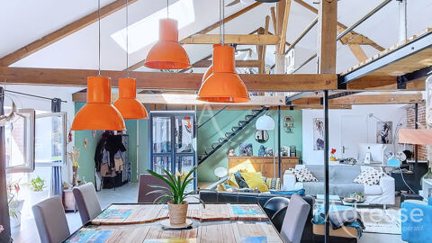   Maison Appartement : Un loft unique avec atelier, grand garage et acc�s de plain pied. Maison - 3 pi�ce(s) - 142 m�