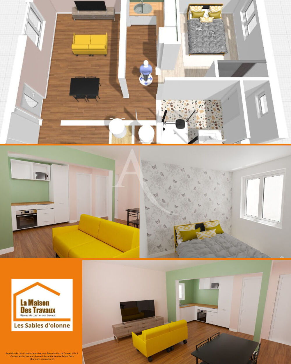 Vente Appartement Projet T2 réalisable avec place de parking Les sables d olonne