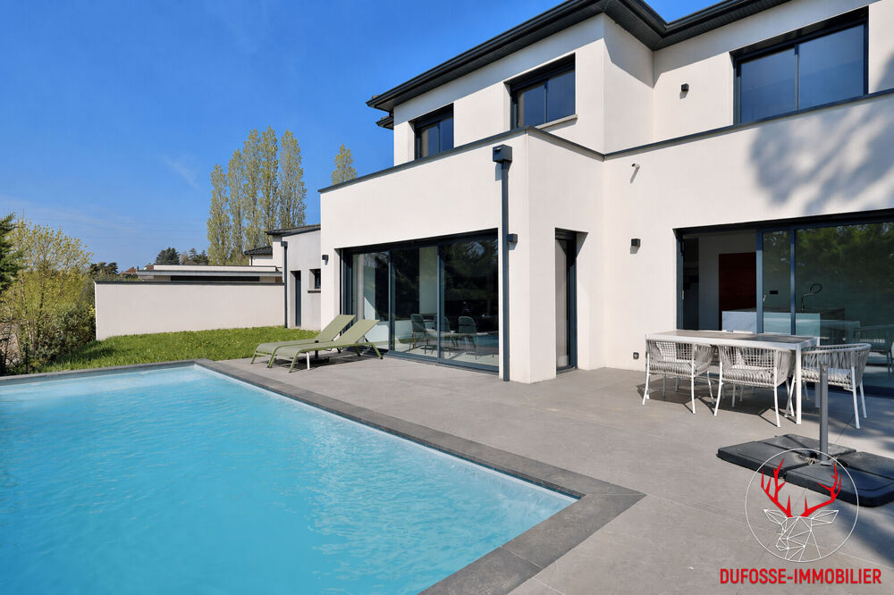 Maison Limonest au calme avec vue et piscine