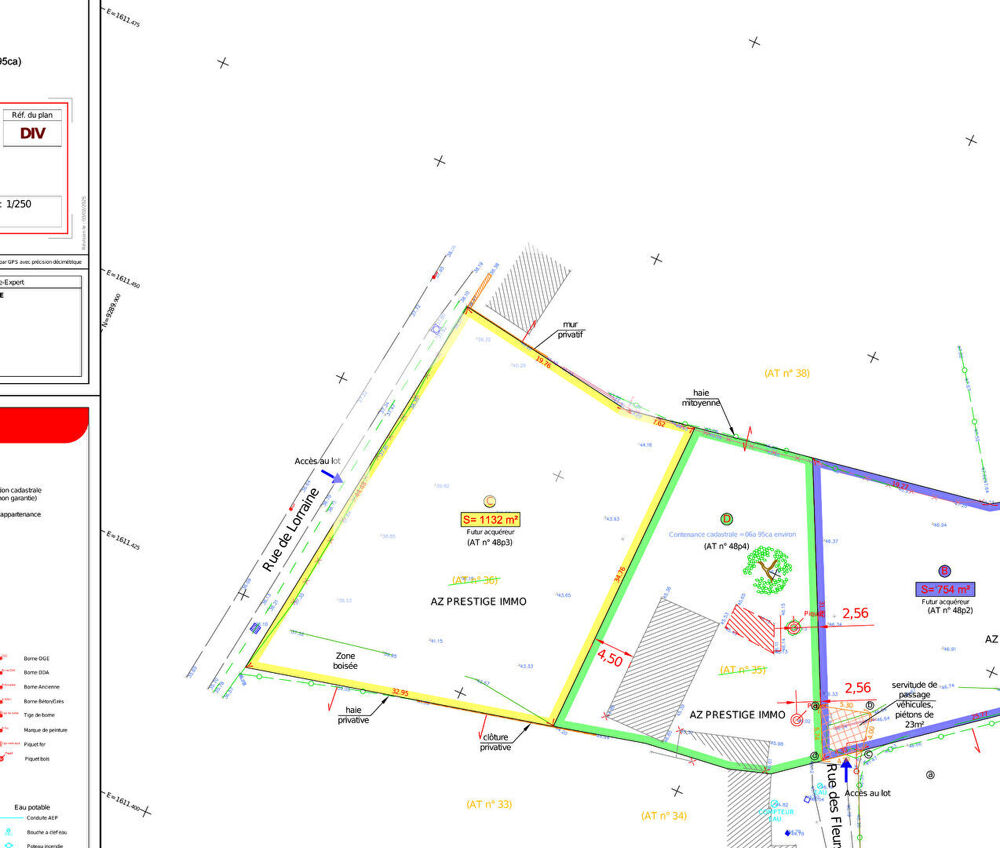 Vente Terrain Terrain à bâtir de 1 132 m²  Rinxent Rinxent
