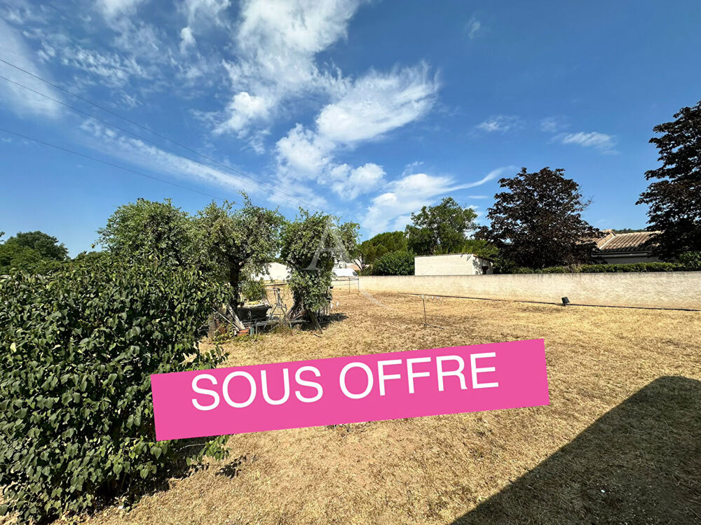 Vente Terrain TERRAIN CONSTRUCTIBLE DE 750M2 AVEC FORAGE AU CALME LUMINEUX EXPOSE SUD A VINON SUR VERDON Vinon sur verdon